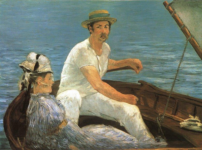 Edouard Manet Boating France oil painting art